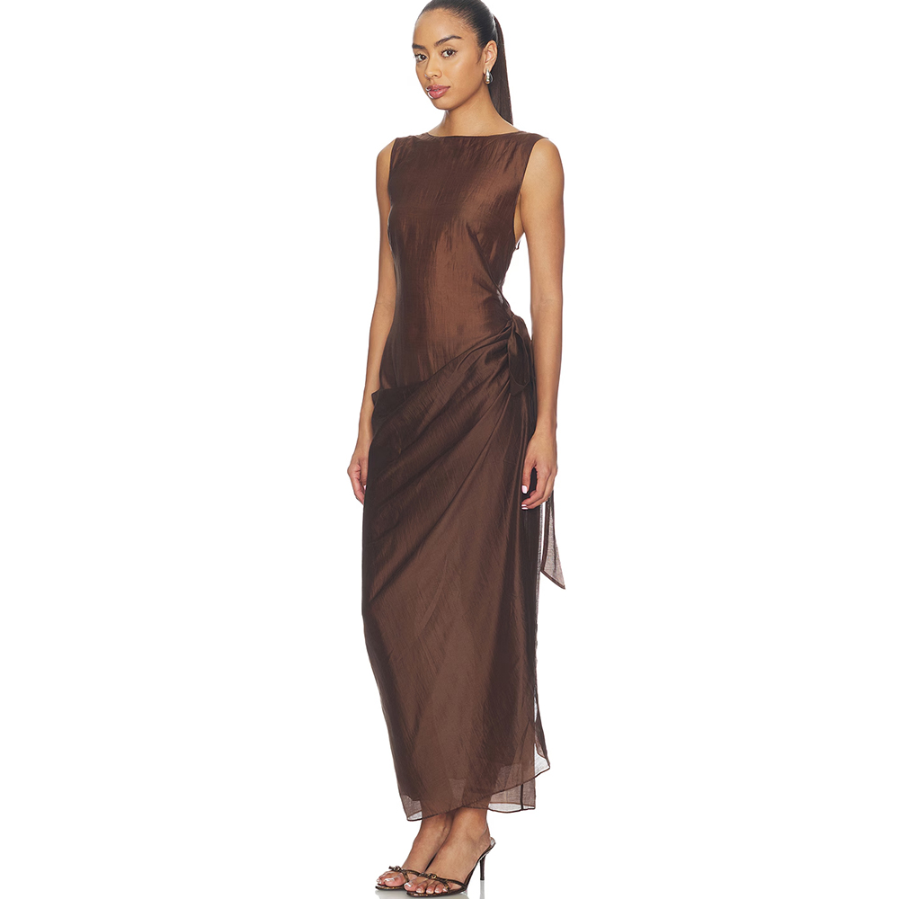 Women'S Formal Wear For A Wedding Guest - Evening Dresses Off Shoulder Sleeveless Side