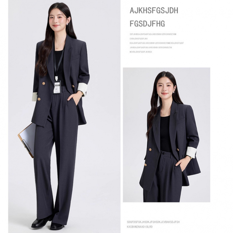 Women Formal Wear Interview - Women's Suit Set for Spring and