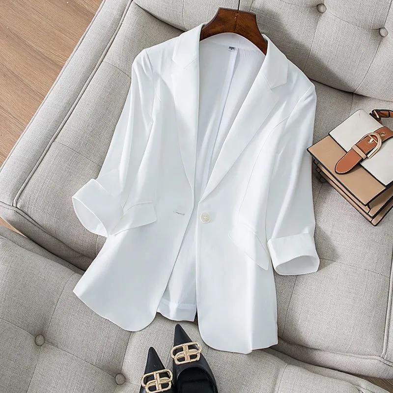 Women'S Formal Wear Plus Size - Jacket Women's Clothing Slim Fit Diamond