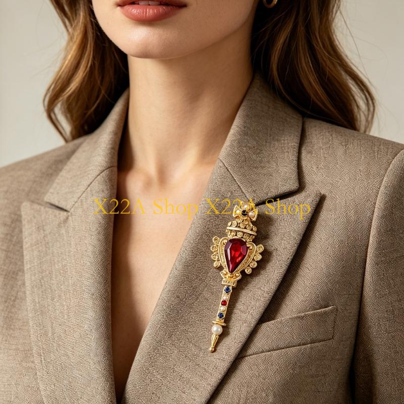 Unique Retro Magical Wand Broo - Formal Wear Jewelry For Women ulasan dan harga