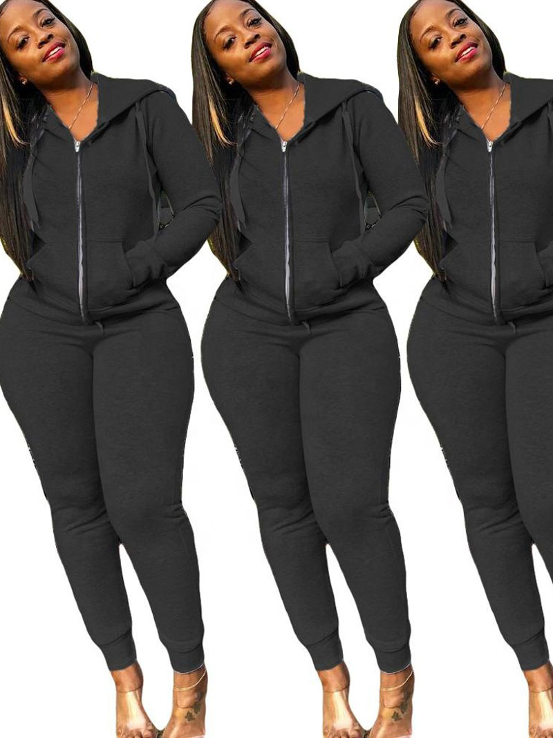 Women's Monochrome Fleece Two- - Monochrome Suit Set ulasan dan harga