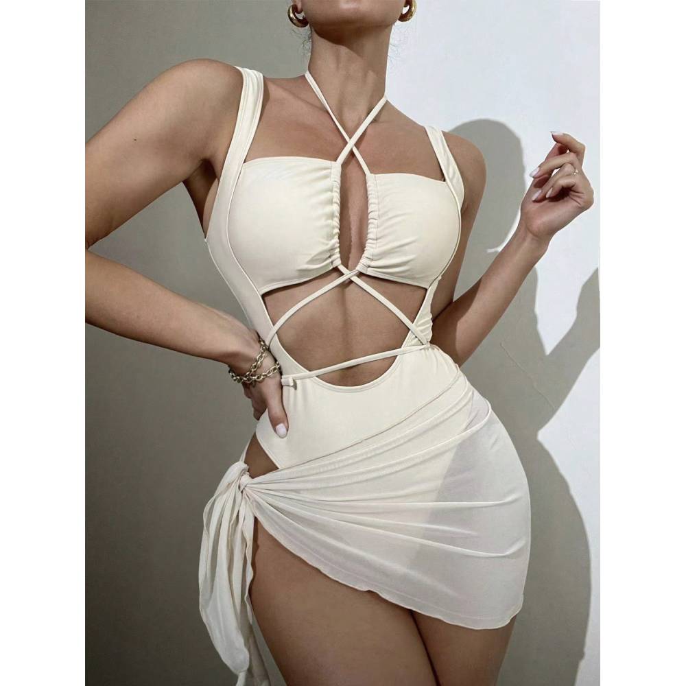 Cikini-Monochrome Sexy Bikinis - Monochrome Suit Set ulasan dan harga