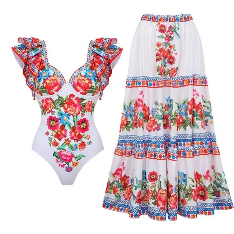 SMVP 2026 New Printed One Piec - Monochrome Suit Set ulasan dan harga