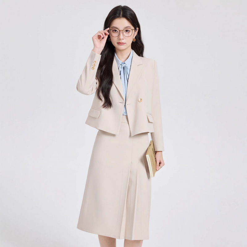 Suit Set Skirt for Women Profe - Women Formal Wear Interview ulasan dan harga