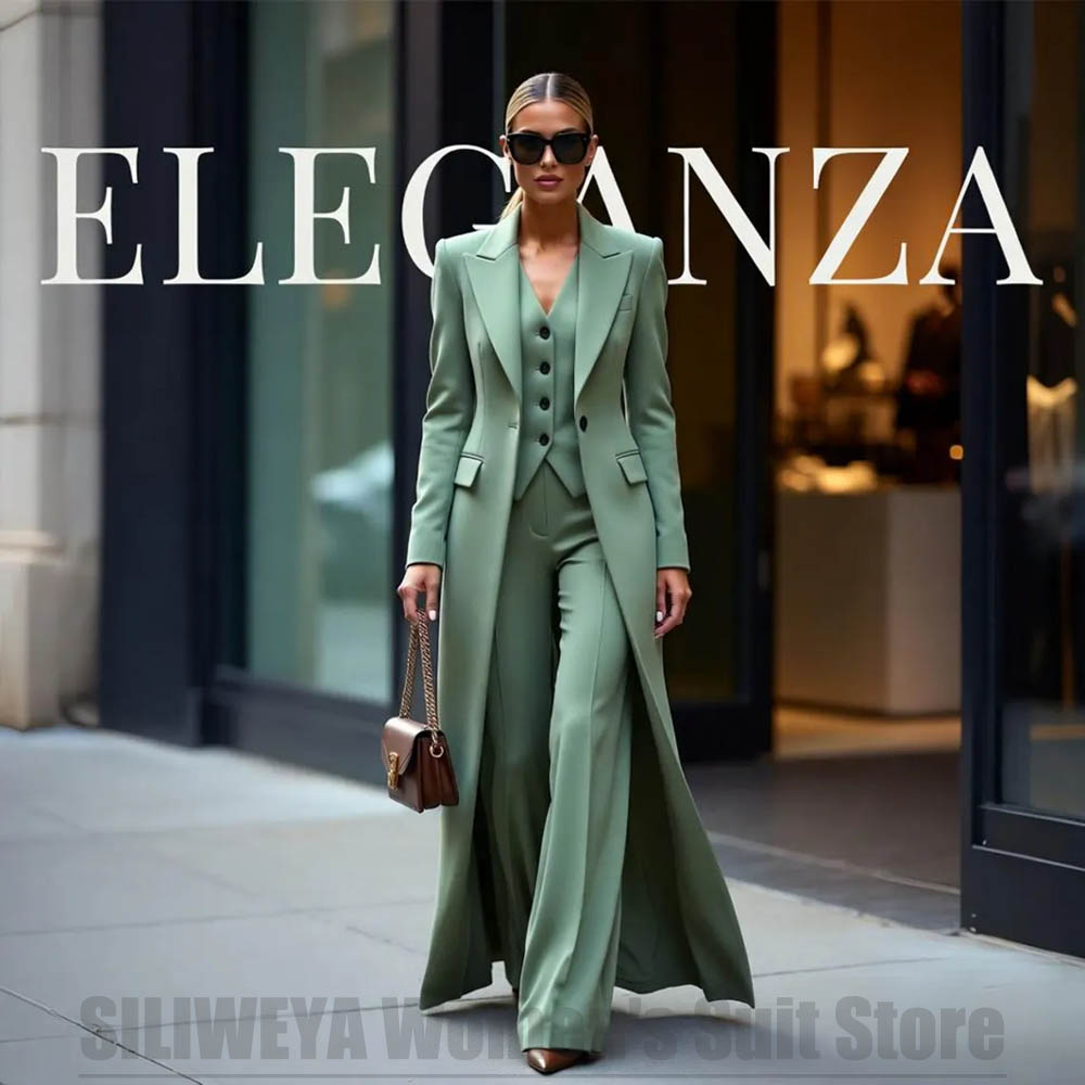 Chic Women's Suit Set Three Pi - Women Formal Wear Blazer Set ulasan dan harga