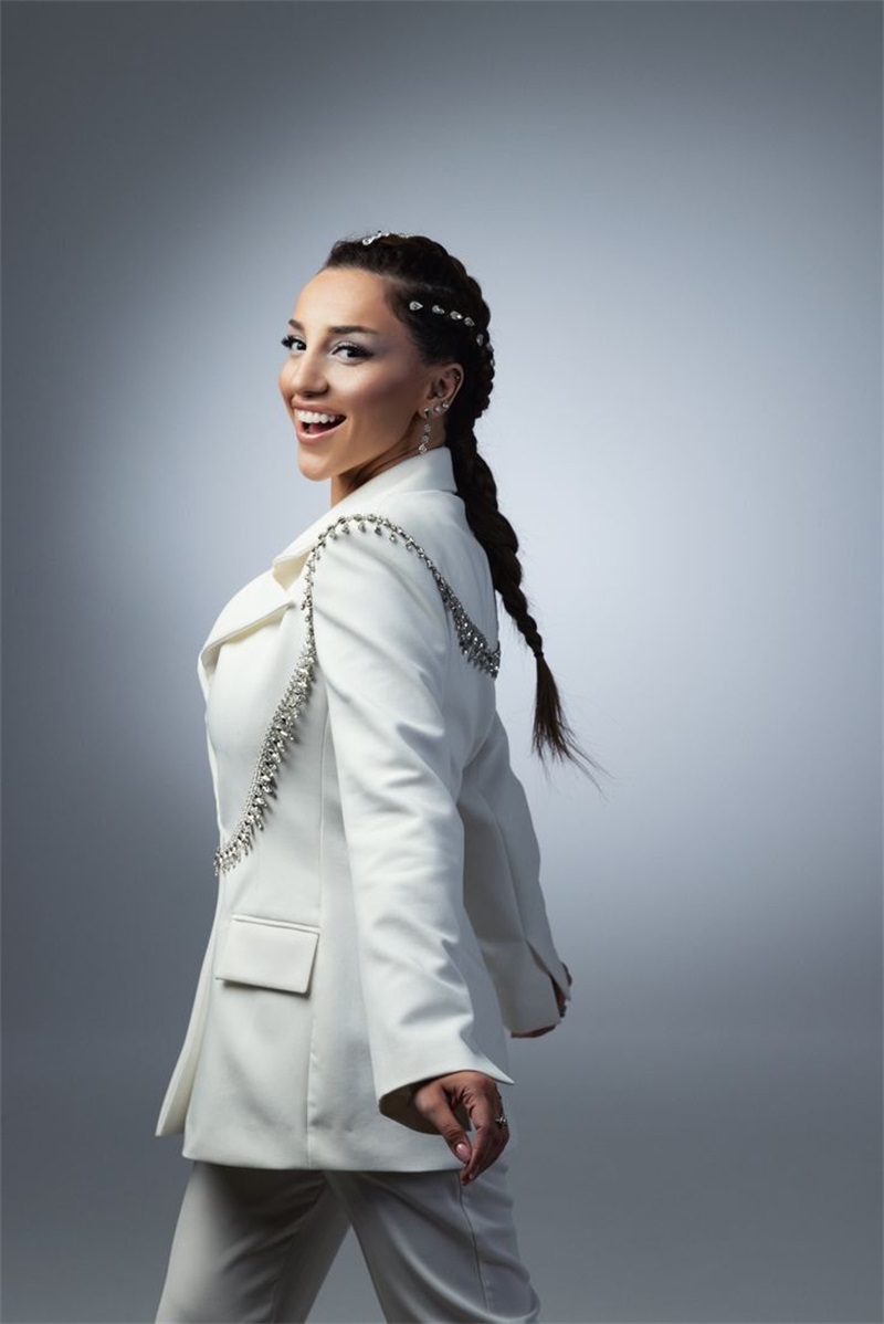 Elegant White Women Suits Set  - Women'S Formal Wear Tuxedo ulasan dan harga