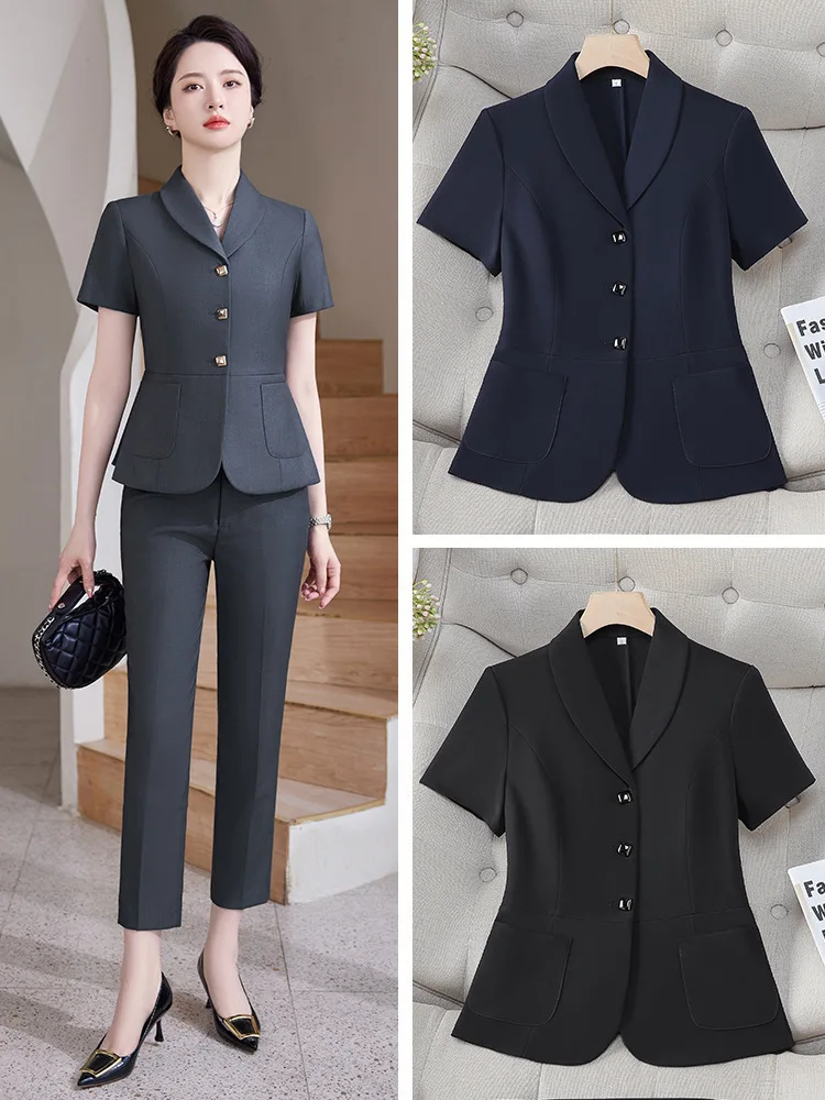Pop 2024 Summer Formal OL Styl - Women Formal Wear Interview ulasan dan harga