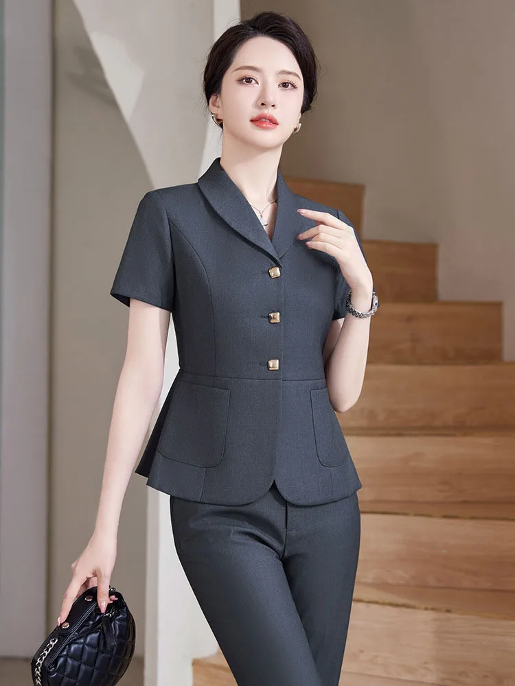 Pop 2024 Summer Formal OL Styl - Women Formal Wear Interview ulasan dan harga