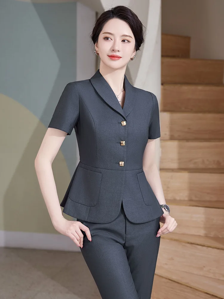 Pop 2024 Summer Formal OL Styl - Women Formal Wear Interview ulasan dan harga