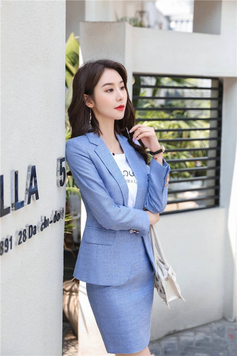 Novelty Green Uniform Designs  - Women Formal Wear Interview ulasan dan harga