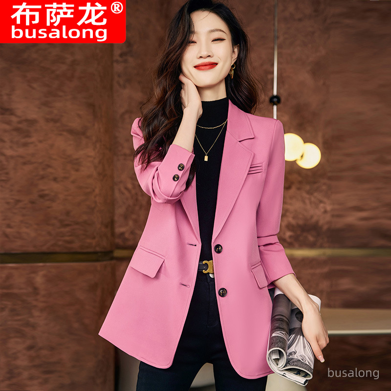 Blazer Jacket Autumn Winter Wo - Women Formal Wear Interview ulasan dan harga