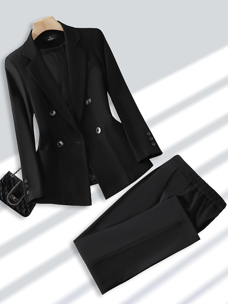 Fashion Ladies Pant Suit Forma - Women Formal Wear Blazer Set ulasan dan harga