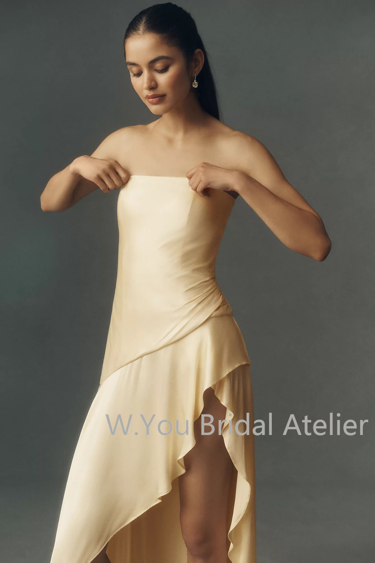 Evening Dresses Asymmetric Mid - Women'S Formal Wear For A Wedding Guest ulasan dan harga