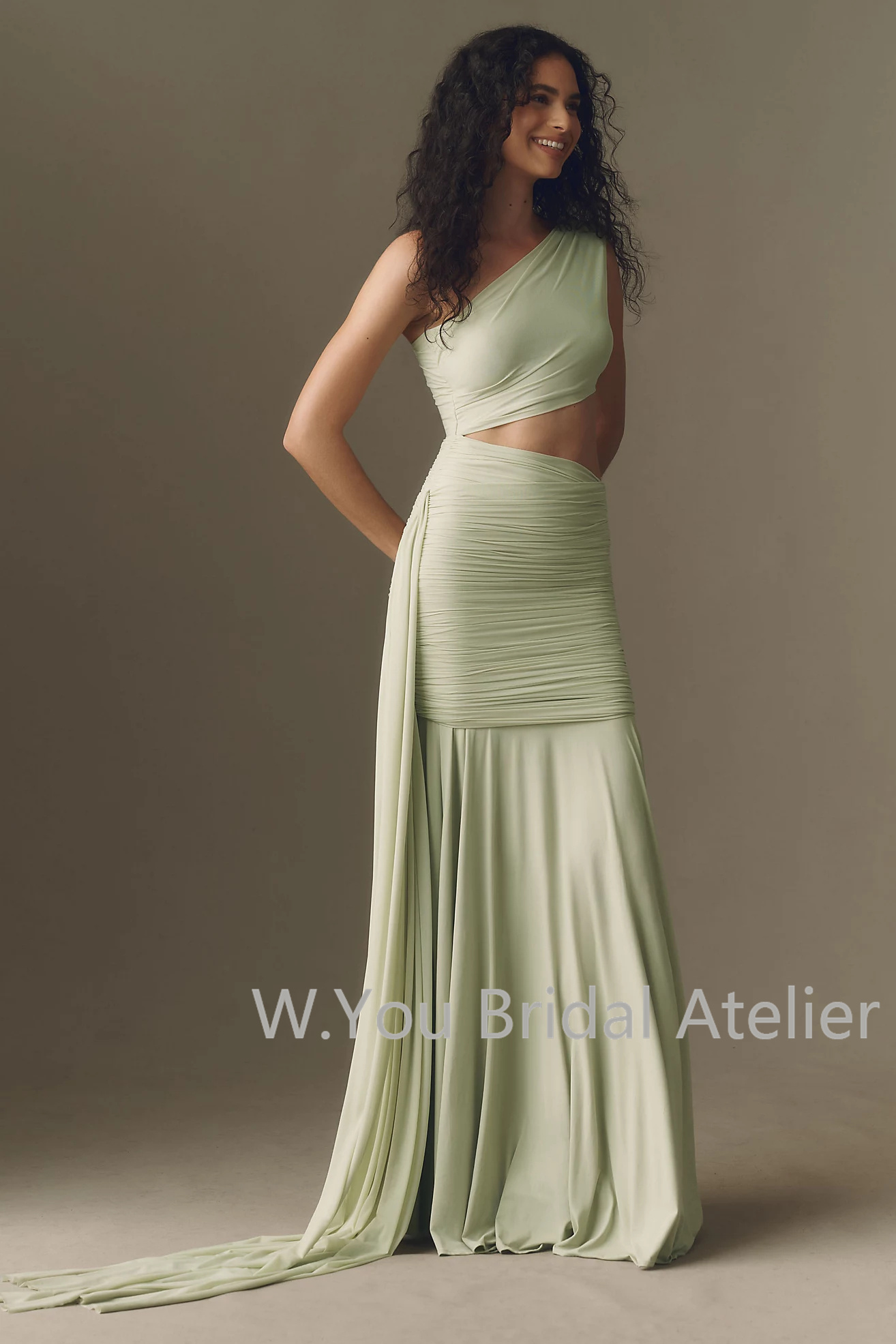 Evening Dresses One Shoulder M - Women'S Formal Wear For A Wedding Guest ulasan dan harga