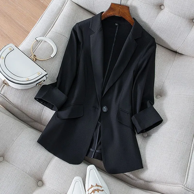 Jacket Women's Clothing Slim F - Women'S Formal Wear Plus Size ulasan dan harga