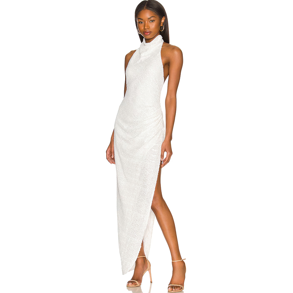 Evening Dresses Halter Necklin - Women'S Formal Wear For A Wedding Guest ulasan dan harga