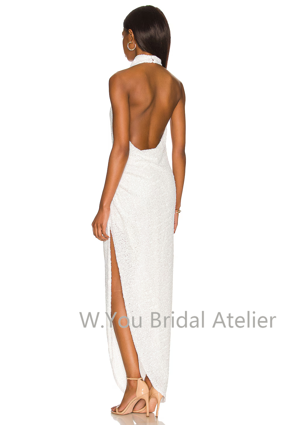 Evening Dresses Halter Necklin - Women'S Formal Wear For A Wedding Guest ulasan dan harga