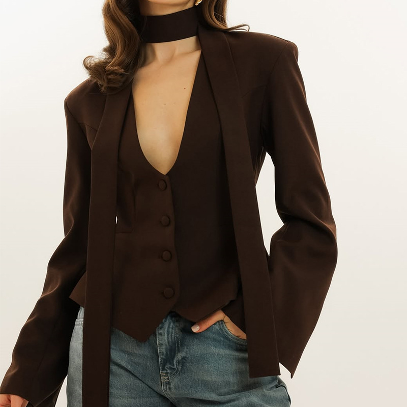 Autumn Women Suit 1 Piece Shor - Women'S Formal Wear For A Wedding Guest ulasan dan harga