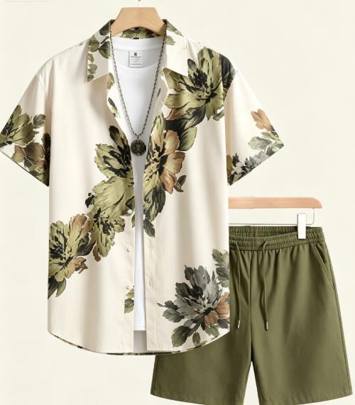 Vintage Monochrome Flower Grap - Monochrome Suit Set ulasan dan harga