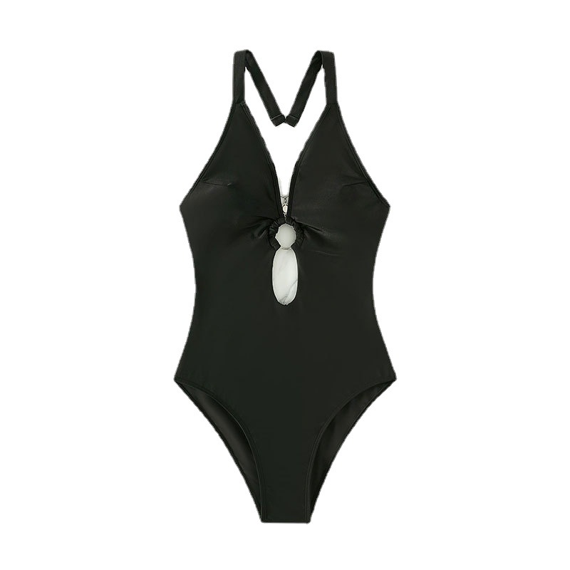 Cikini-Plunging Swimsuit for W - Monochrome Suit Set ulasan dan harga