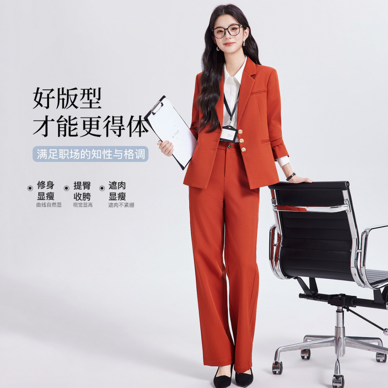 Khaki women's suit set, high-e - Women Formal Wear Interview ulasan dan harga