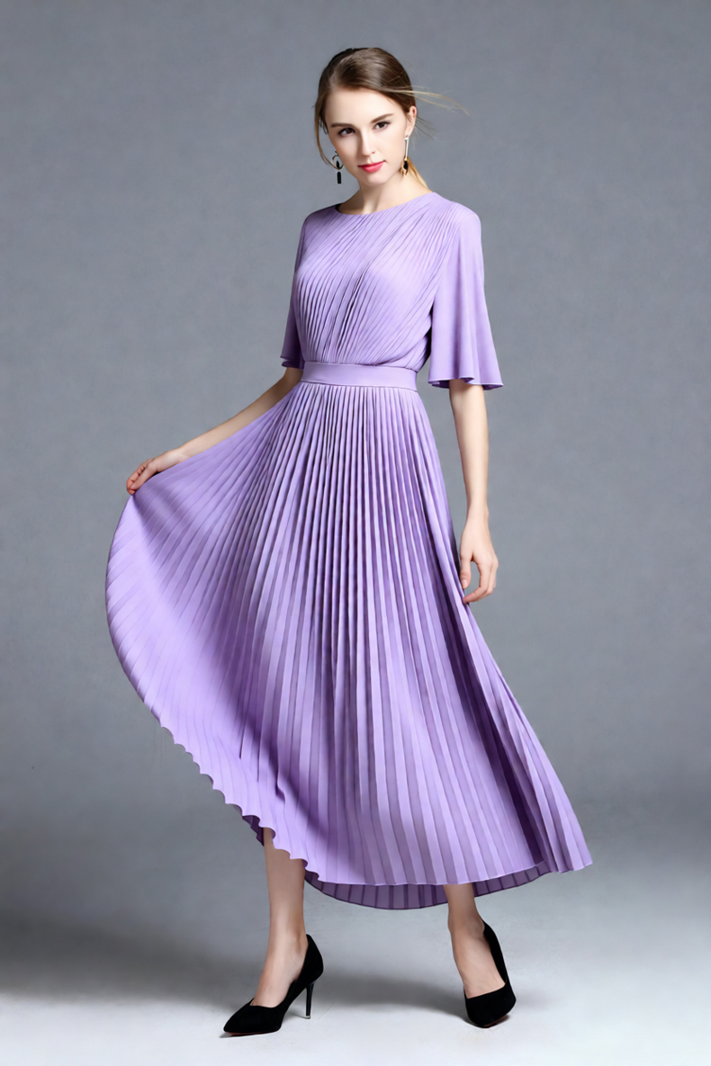 Women's Lilac Cape Sleeve Plea - Women'S Formal Wear For A Wedding Guest ulasan dan harga
