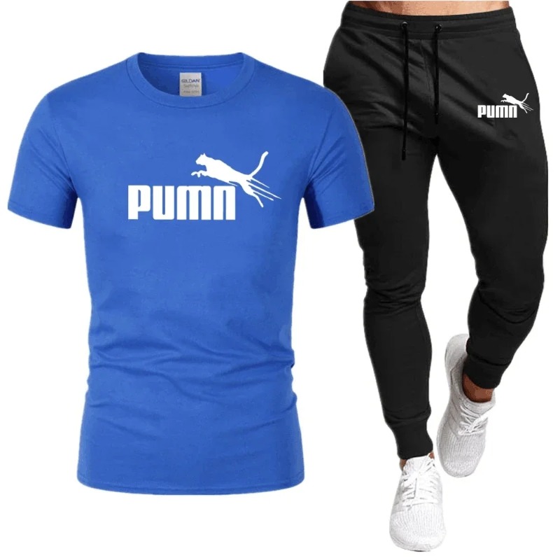 Men's Short Sleeve Running T-s - Monochrome Suit Set ulasan dan harga