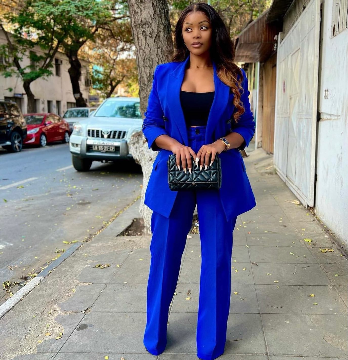 Royal Blue Women Pants Suits 2 - Women'S Formal Wear Plus Size ulasan dan harga