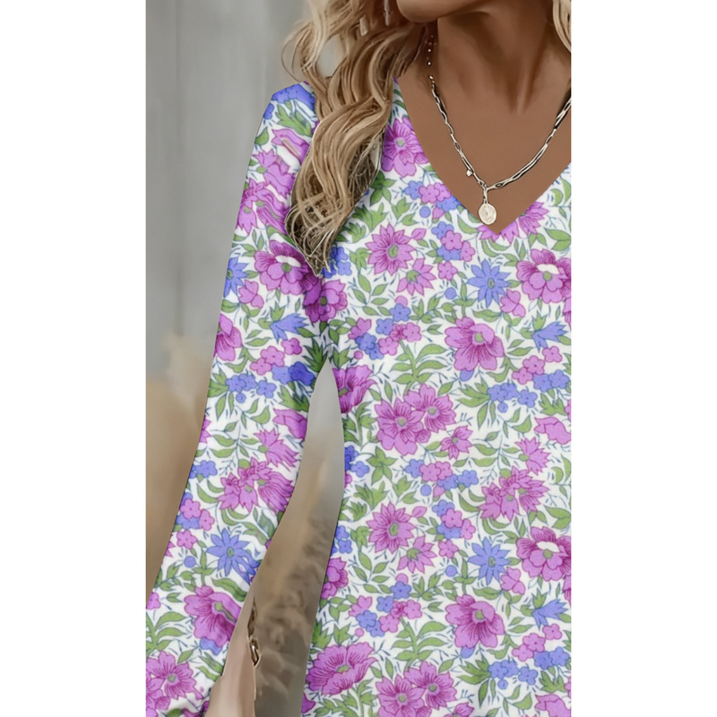 Women Elegant V Neck Long Slee - Women'S Formal Wear For A Wedding Guest ulasan dan harga
